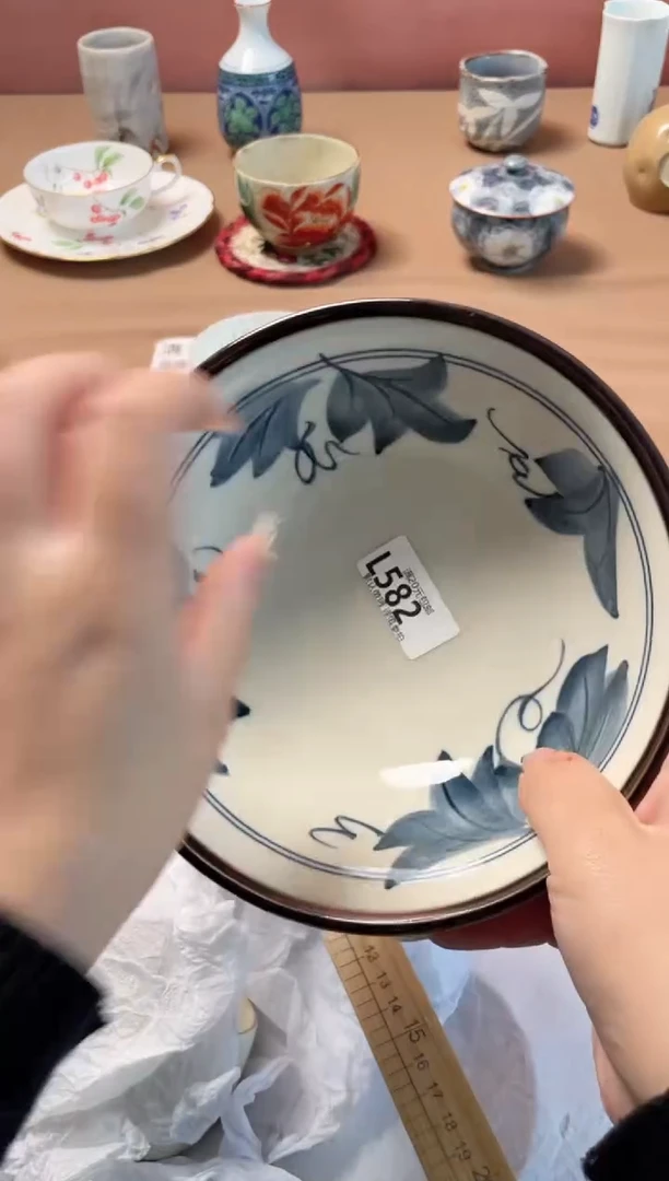 瓷片五*草瓷器瓷器L582