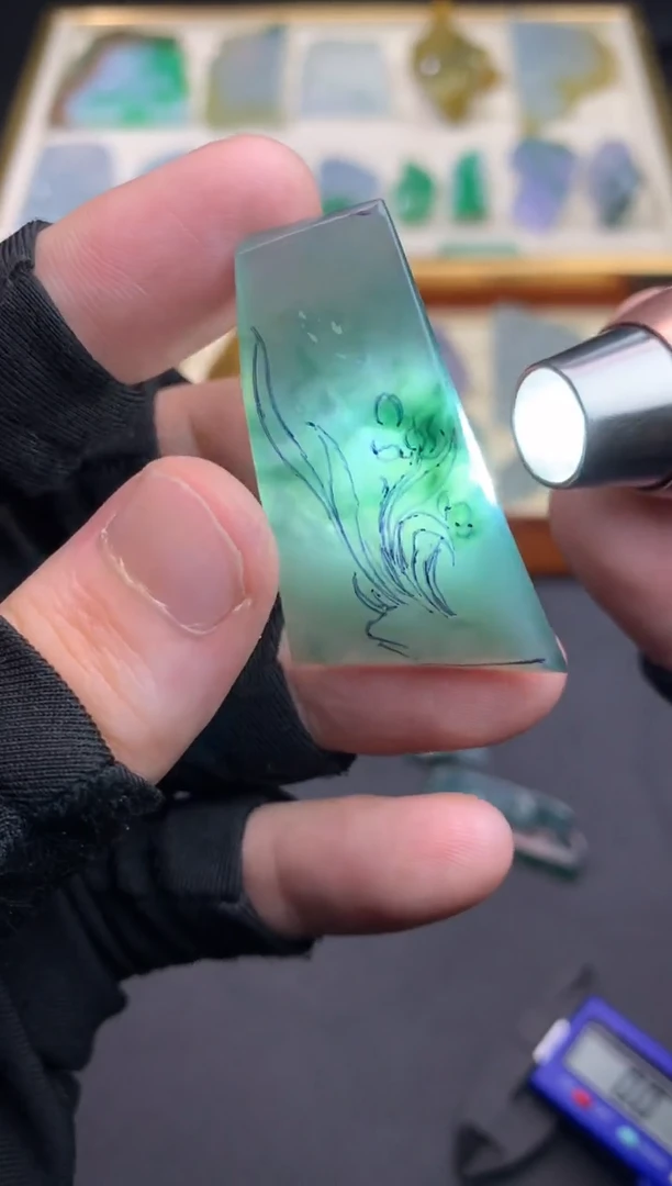 定制翡翠未镶嵌天然翡翠裸石 （含工费）