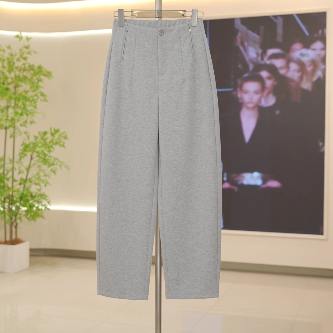 【认准正版】夏新款显瘦百搭气质女士高腰窄版香蕉裤-K85120