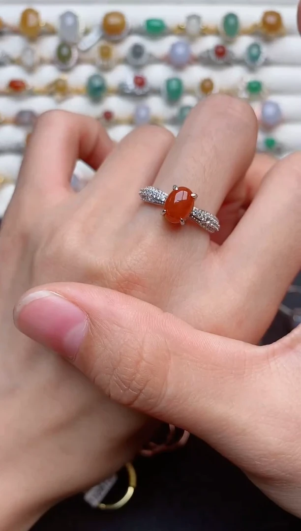 【闪购商品】翡翠戒指银S925镶嵌.....