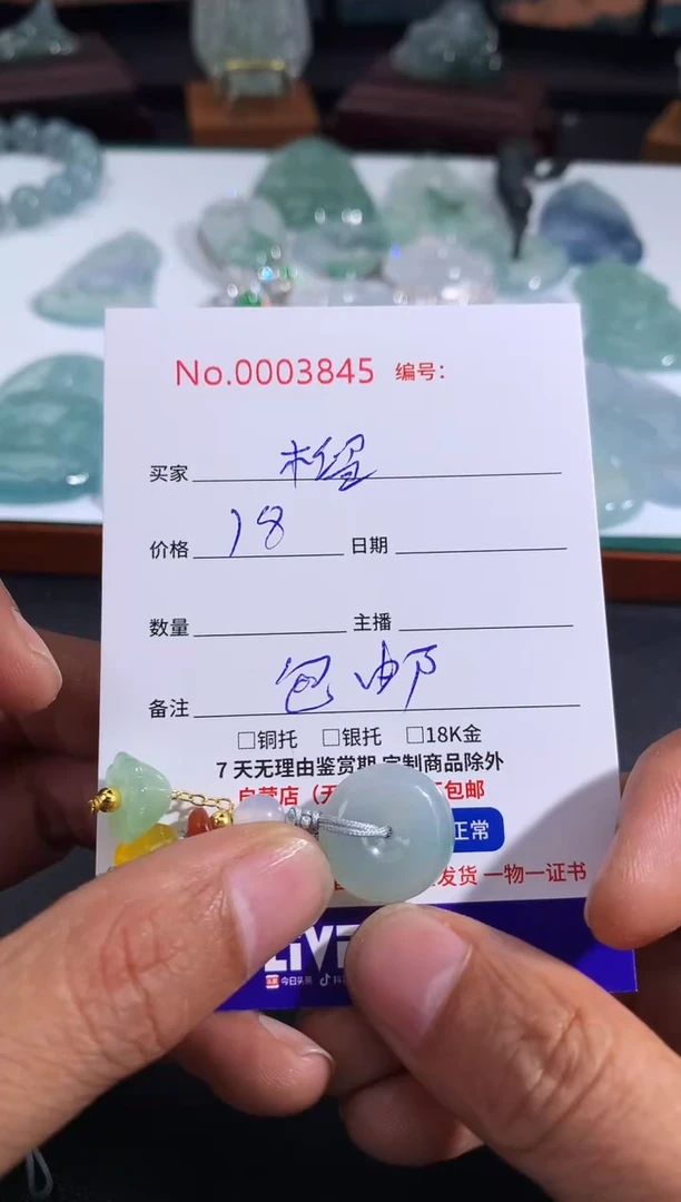 【闪购商品】翡翠颈饰未镶嵌榴