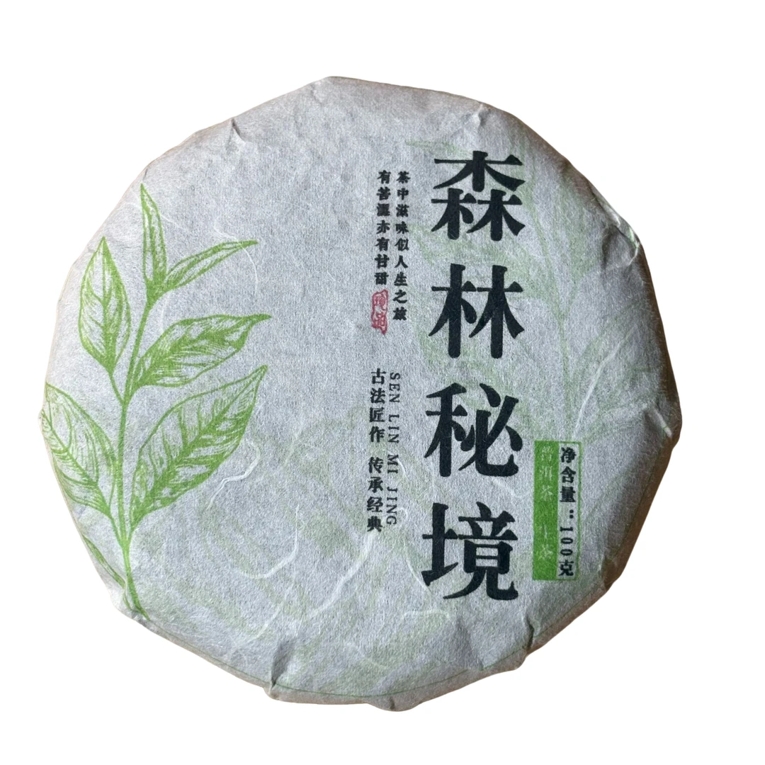 2024年坝歪森林秘境（春）普洱生茶 100克 -【254号】-39