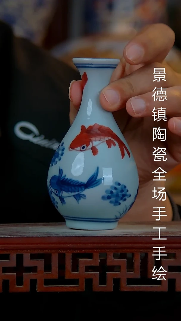 摆件陶景德镇陶瓷 全场手工手绘