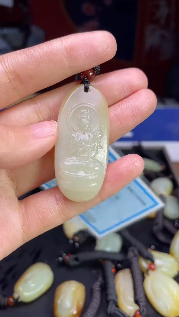 颈饰未镶嵌和田玉123