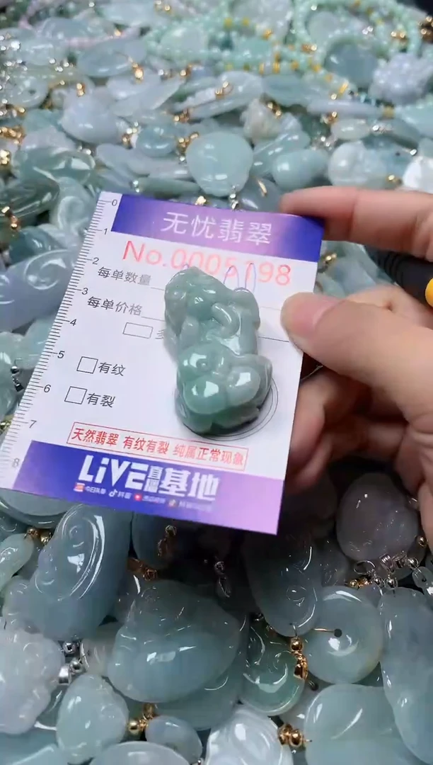 翡翠未镶嵌吊坠(不含链)5198