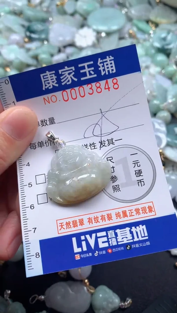 颈饰未镶嵌翡翠3848