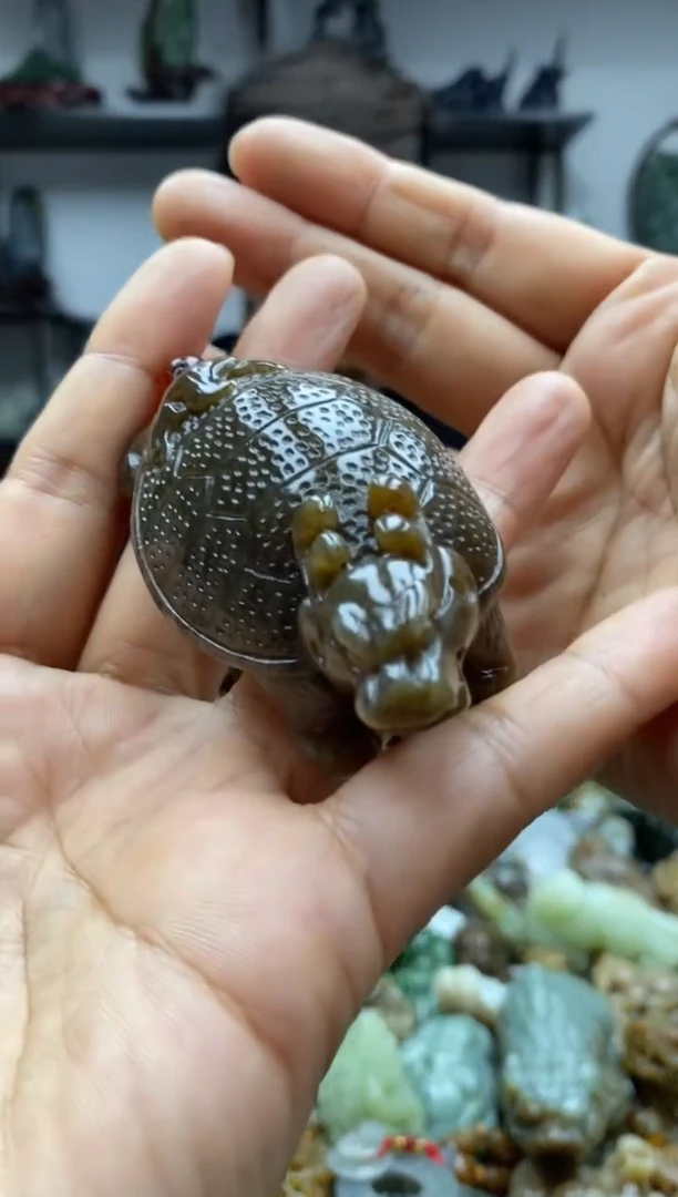 和田玉未镶嵌把件1