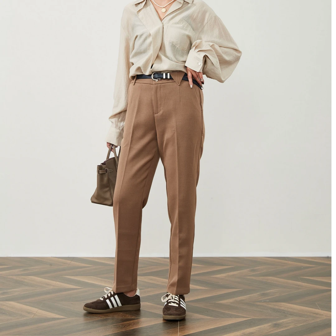 【逸阳断码清仓】24年设计感显瘦秋冬遮肉时尚休闲裤 19-44