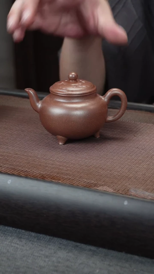 茶壶紫砂微微瑕 大彬如意 松华青段 退火 145CC