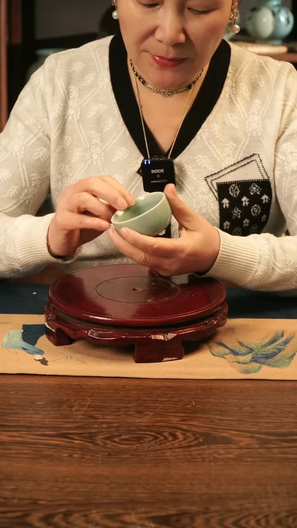【闪购商品】青瓷 老梅青 托烧 单杯