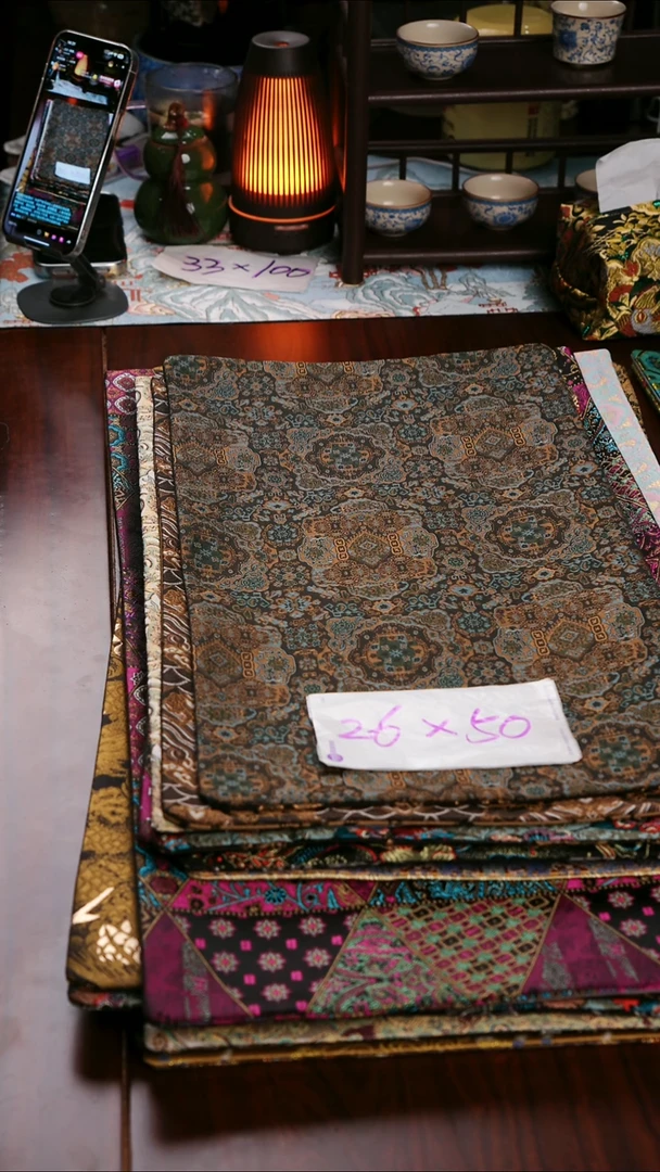 【云锦双面】中国风干泡织锦茶席26*50