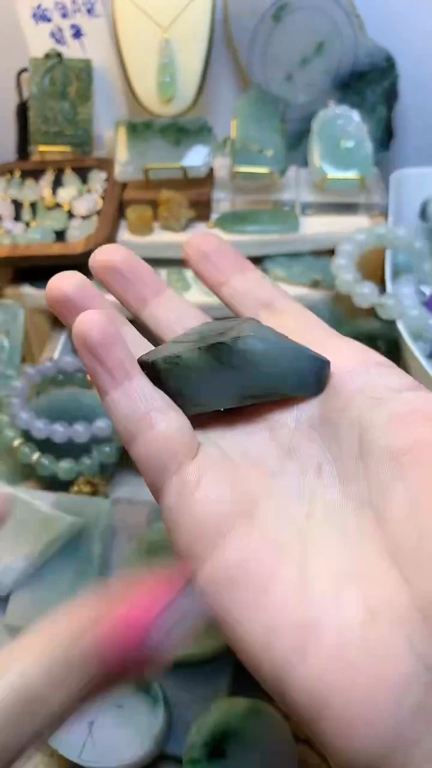 未镶嵌挂件翡翠释* 缅甸A货翡翠，没有运费险