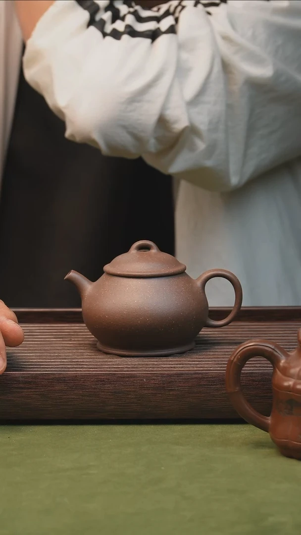 茶壶紫砂小潘壶薄胎