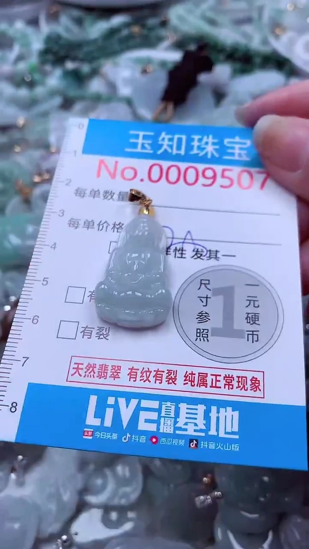 吊坠(不含链)未镶嵌翡翠9507