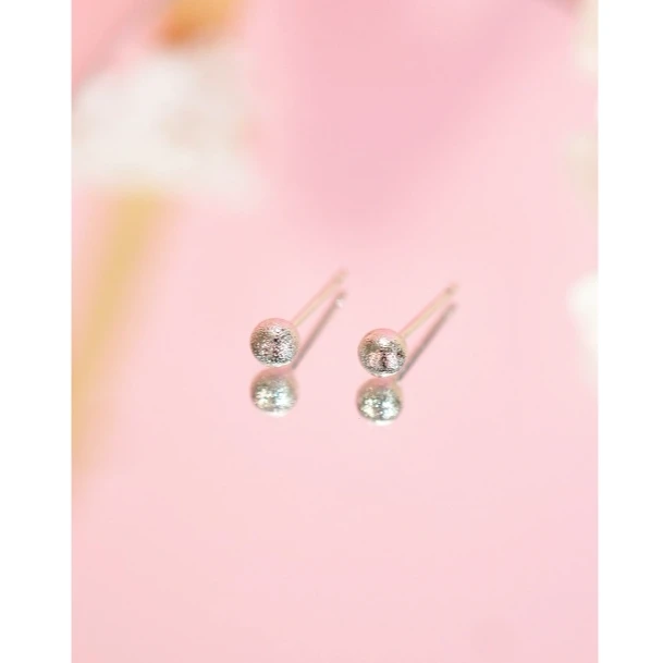 XUPING/旭平首饰 合金耳饰 磨砂豆豆【潘生福利】 GDY X001089287