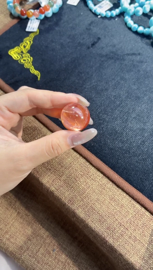 颈饰未镶嵌水晶芬达色单珠22.9