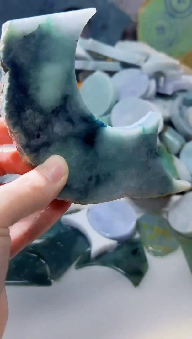 裸石翡翠天然翡翠A货余 南 747