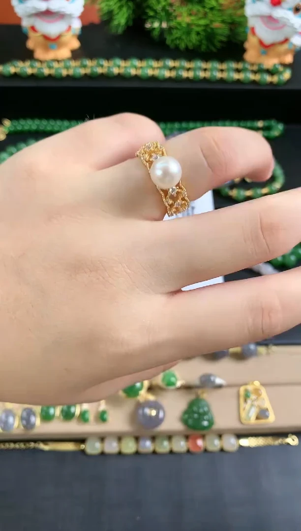 未镶嵌戒指淡水珍珠1