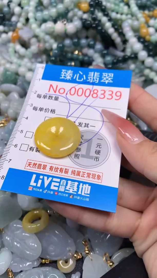 【闪购商品】翡翠颈饰未镶嵌含绳0008339
