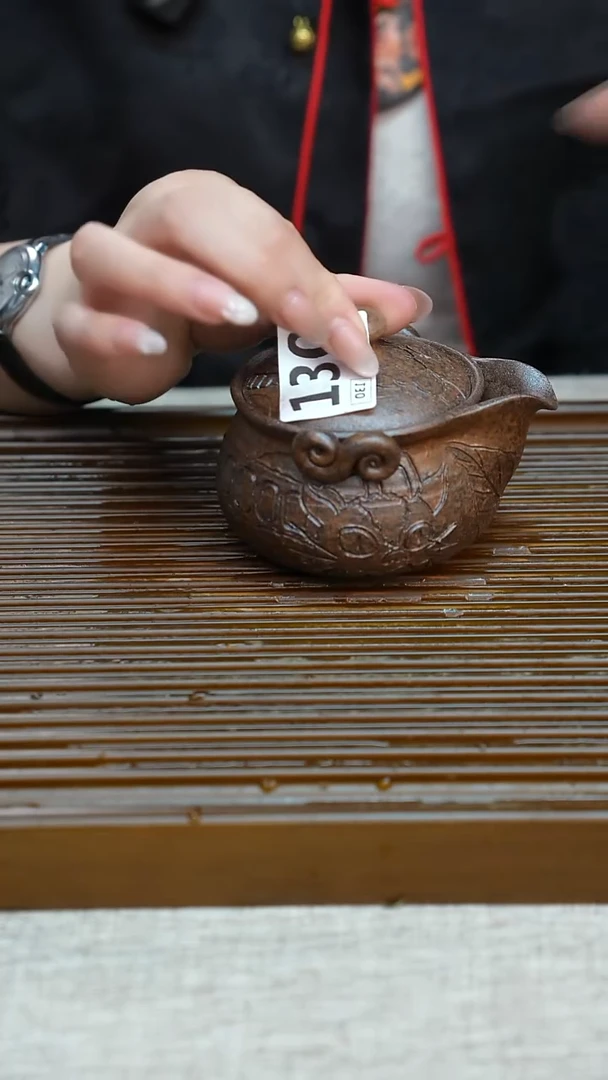 纯手工粗陶茶具每只不一样