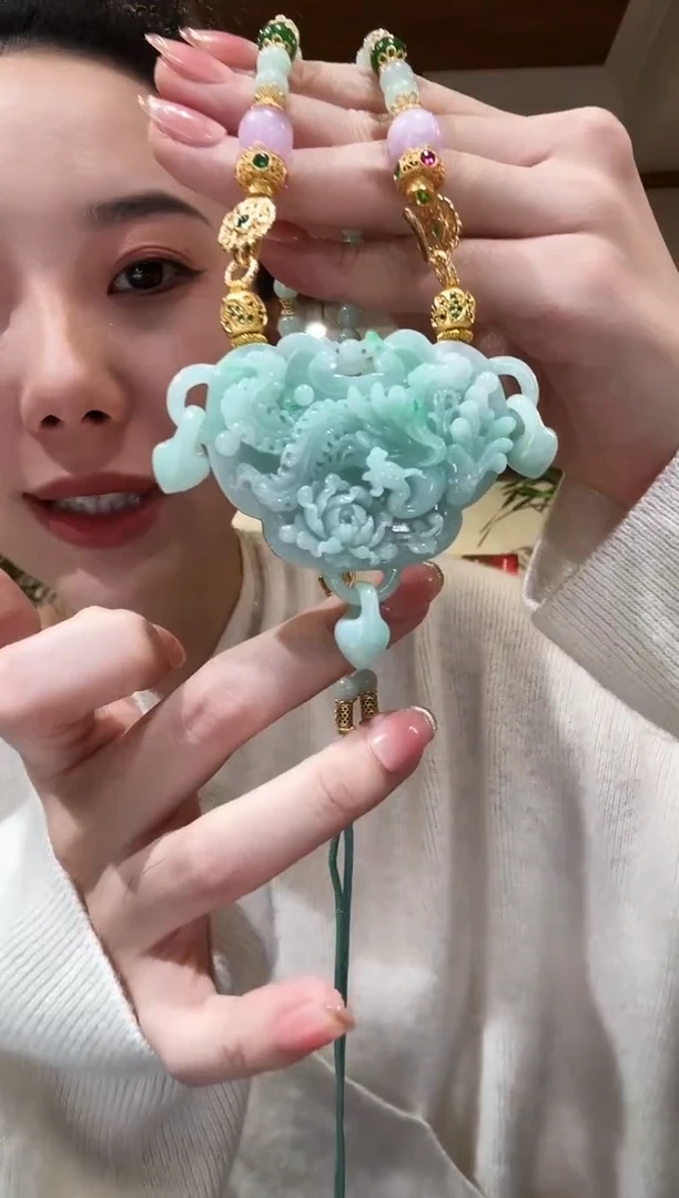 【闪购商品】翡翠颈饰未镶嵌国风