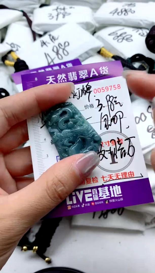 翡翠未镶嵌颈饰8888888888