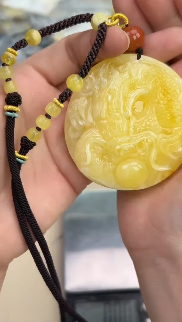 裸石琥珀未镶嵌琥珀蜜蜡吊坠