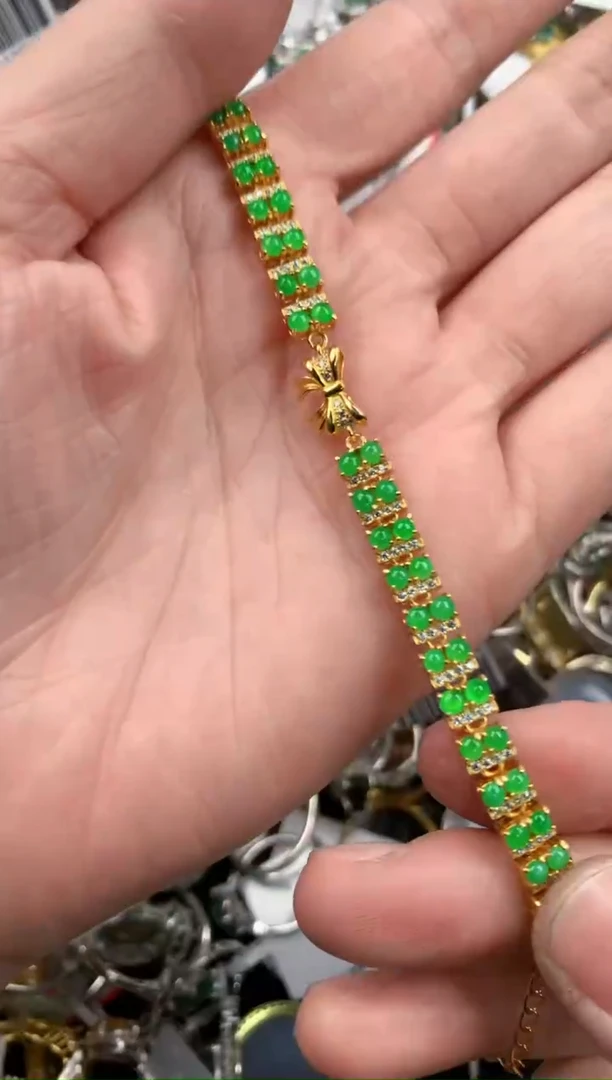 银S925镶嵌戒指翡翠888                10