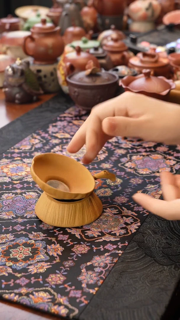 茶壶紫砂段泥茶漏