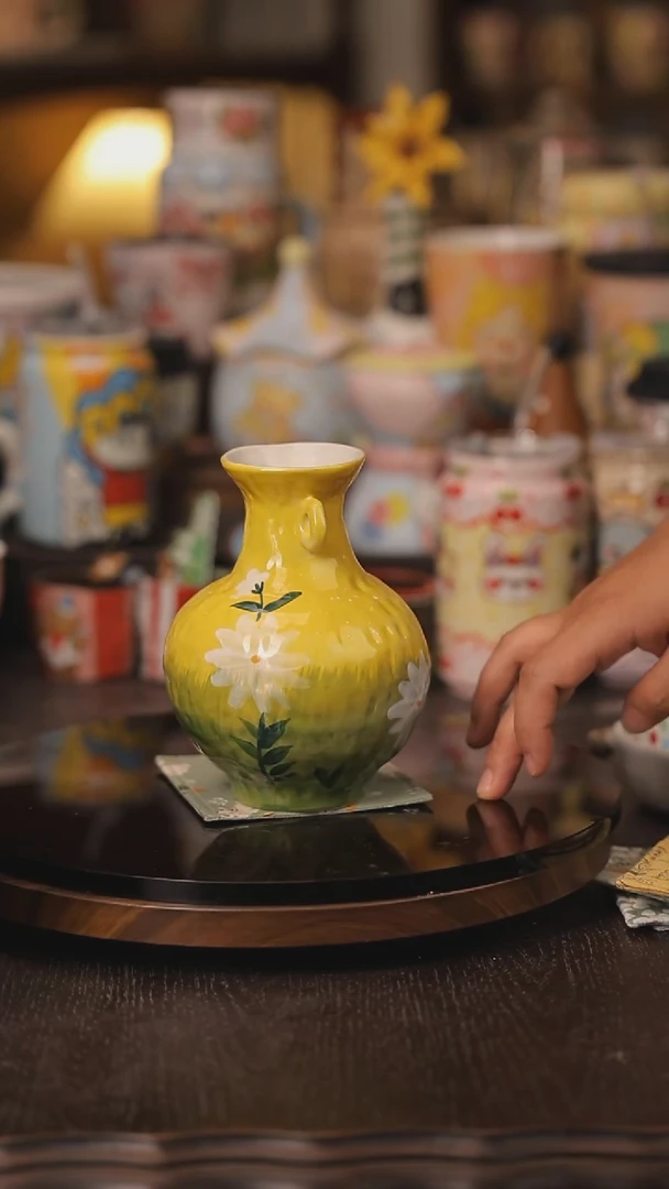 景德镇釉下彩绘设计师款式陶瓷