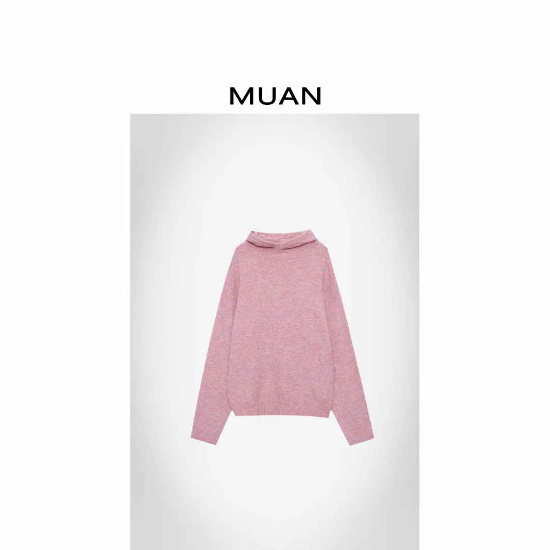 木岸MUAN：《英国梨帽衫》定制403克毛衣高级百搭宽松上衣D-DG3-179