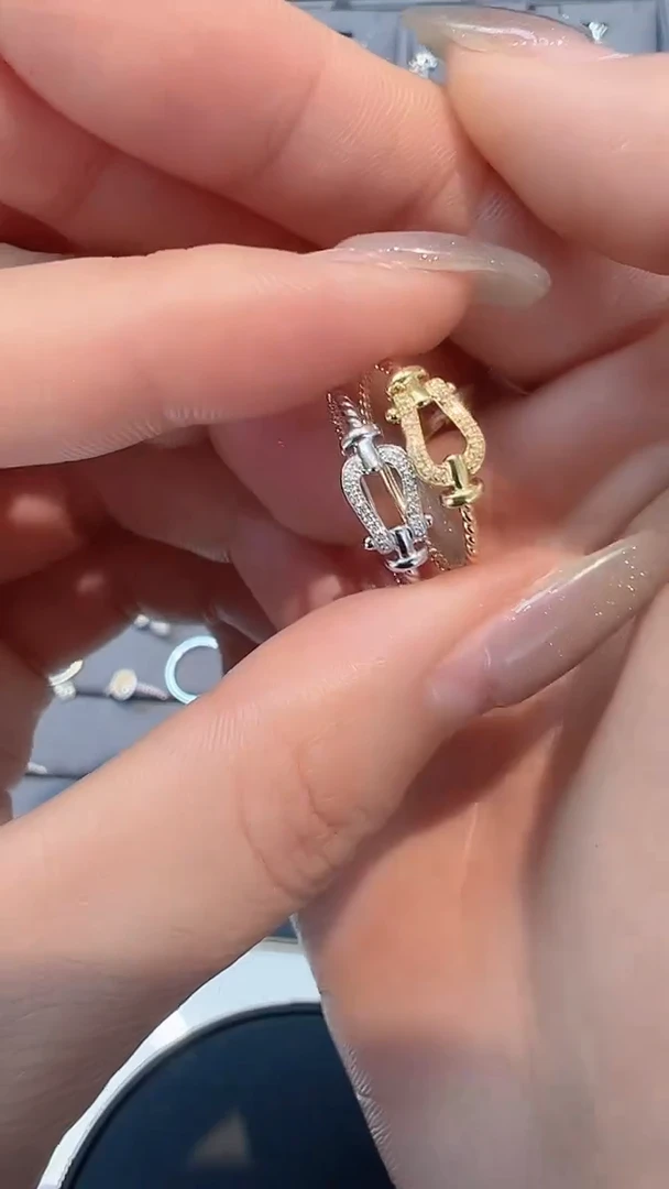 【闪购商品】钻石戒指/指环18K金镶嵌多样性发一