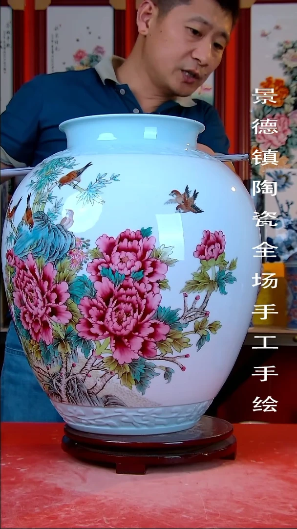 摆件景德镇陶瓷 手工手绘27
