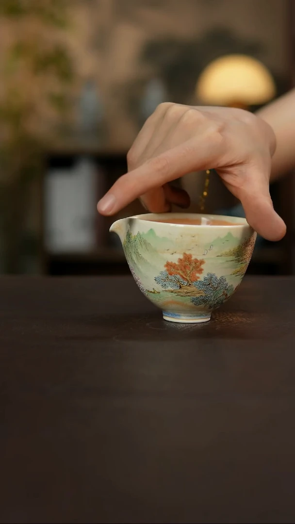 杯景德镇陶瓷杯碗柴烧多人