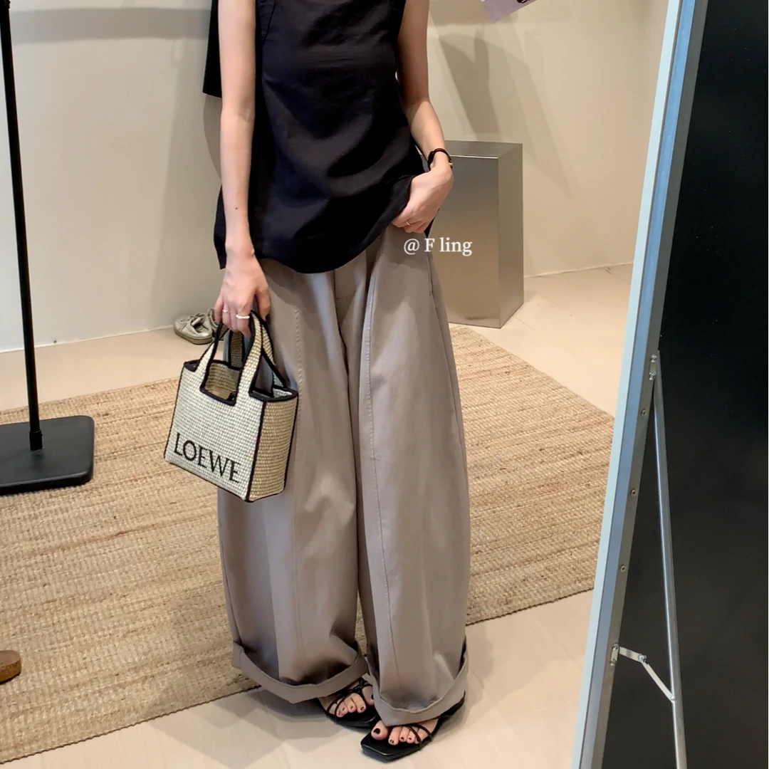 【芳龄F.LING】韩系气球休闲裤洋气百搭时尚FL0755