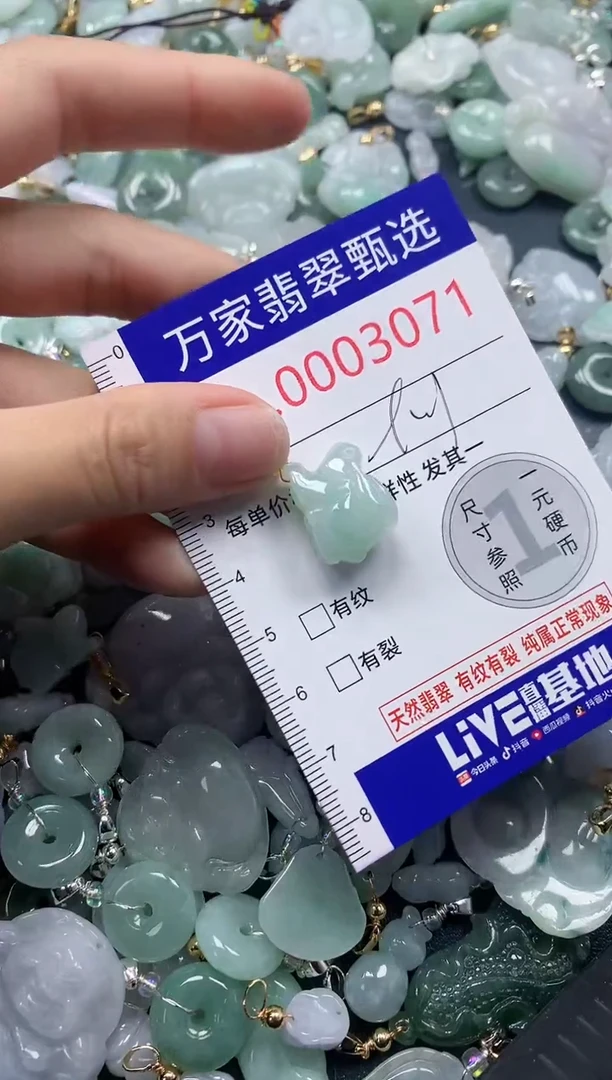 吊坠(不含链)未镶嵌翡翠3071