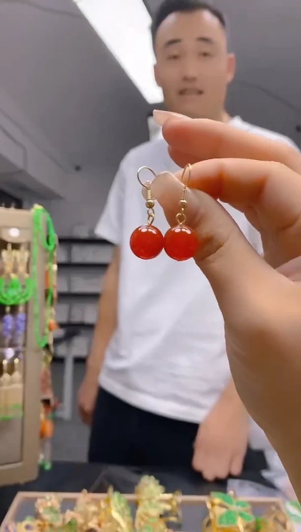 【闪购商品】玛瑙/玉髓耳饰合金31玛瑙耳饰