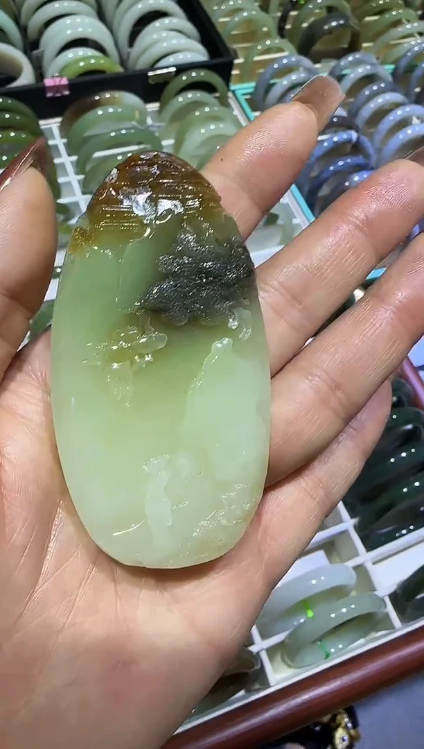 未镶嵌和田玉挂件【宏0101】65