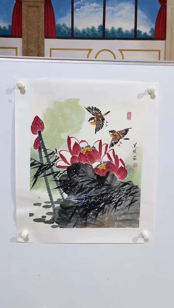 国画商老师国画作品8
