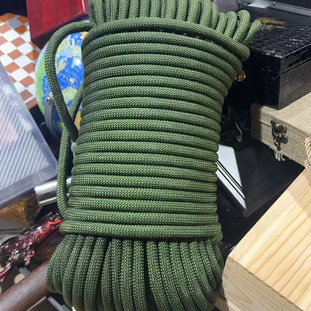 10米军绿晾衣绳耐磨户外晒被子阳台绿色绳