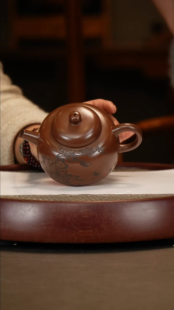 【闪购商品】紫砂茶壶【徐晓梅】紫泥百纳