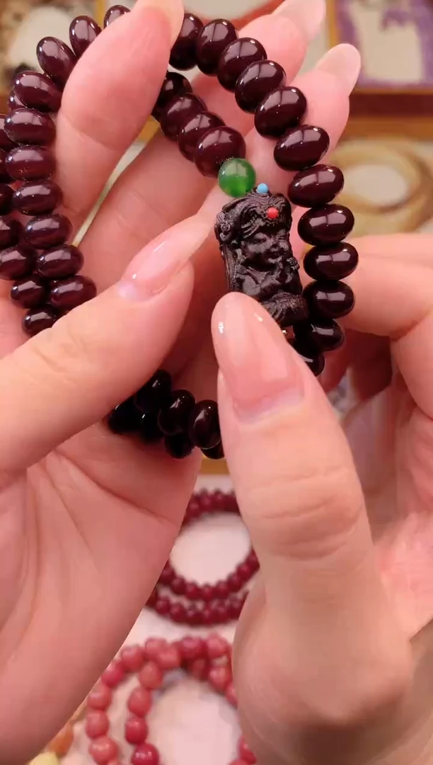 手串白玉菩提孤品