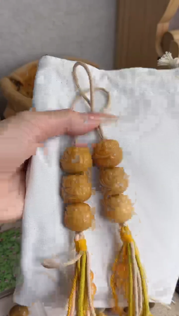 菩提根/象牙果手串干磨拉布布25*18糖葫芦挂件