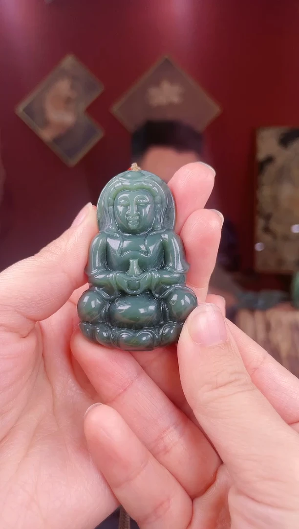 【闪购商品】和田玉颈饰未镶嵌净瓶观音