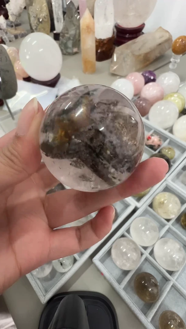 未镶嵌珠宝半成品水晶S294 约4.6cm