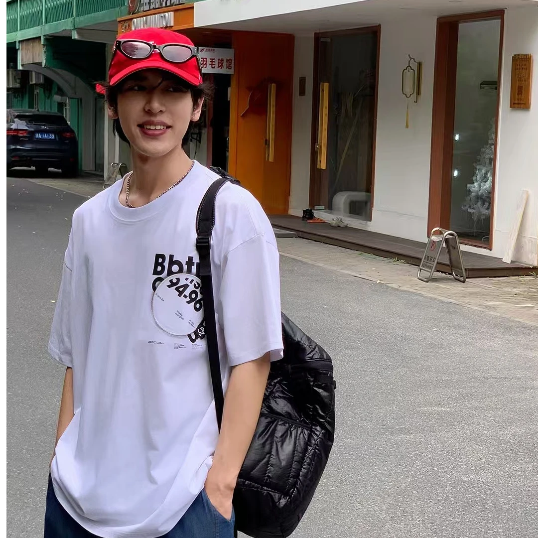 26556高端专享老林家夏季天花板男宝短袖白色（B）