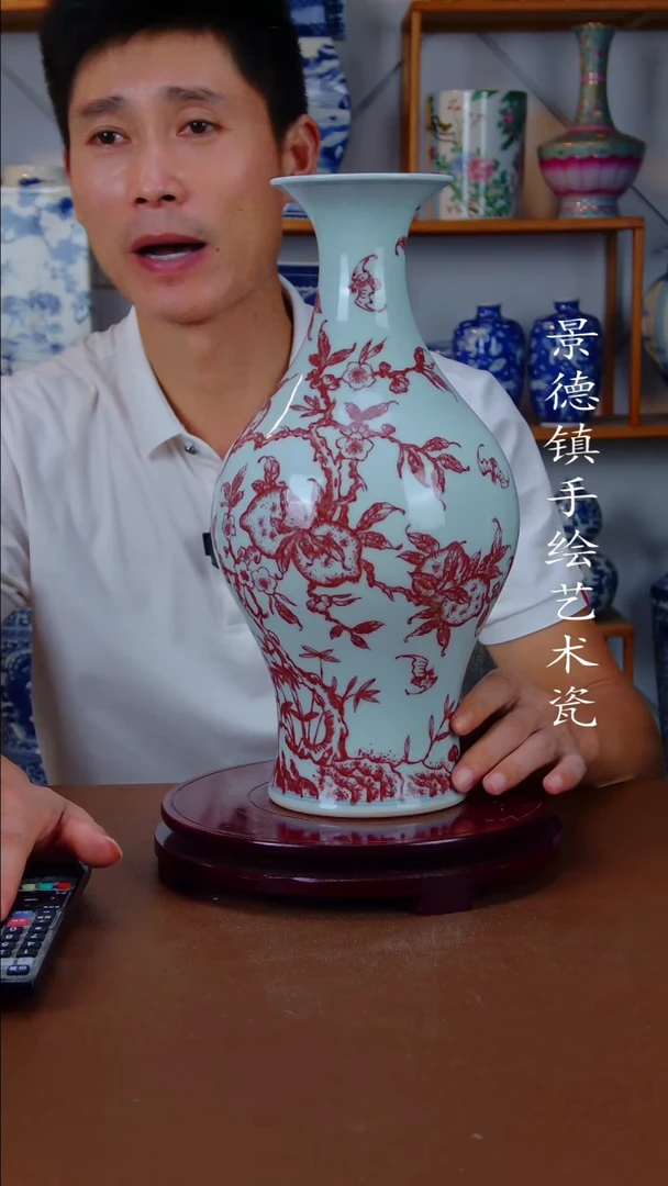 现代景德镇手工手绘陶瓷摆件53