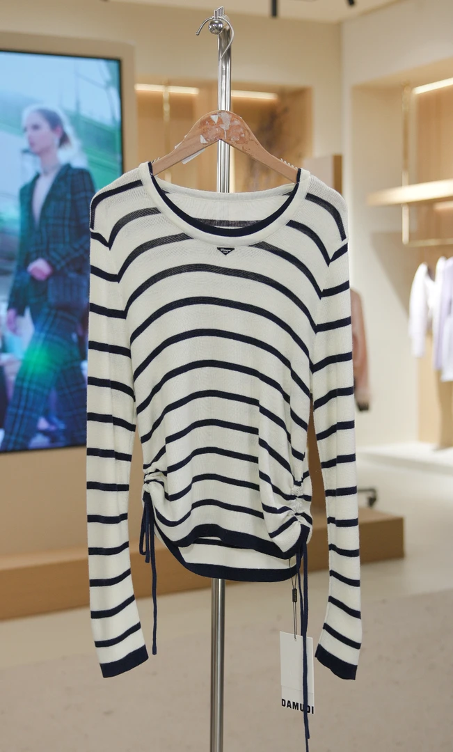 {899-2077}秋冬常规款修身型风衣百搭气质外套秋季毛针织女装