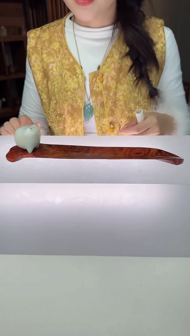 未镶嵌和田玉摆件香插摆件