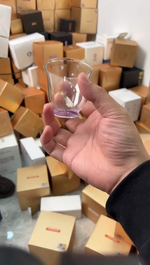 【闪购商品】茶盏@@禾墨清吟杯 浅紫色